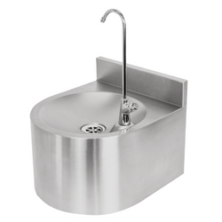 Drinking Fountain Stainless Steel - with Bottle Filler and Undershroud